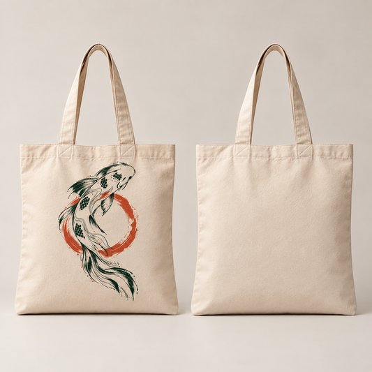Памучна чанта (Tote bag) Koi