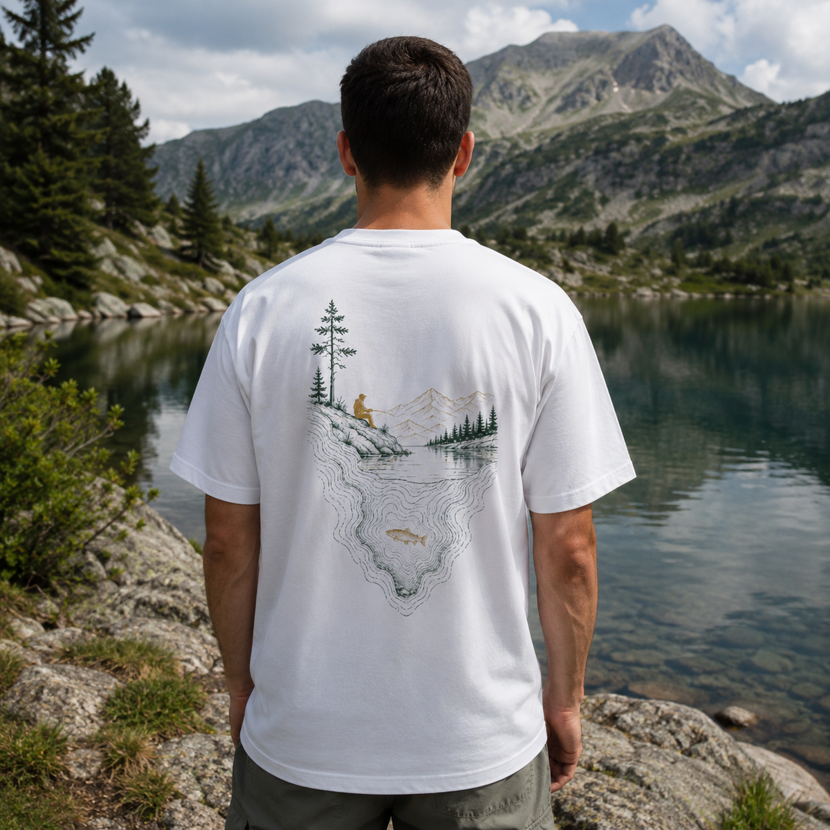 Тениска Fishing Depth